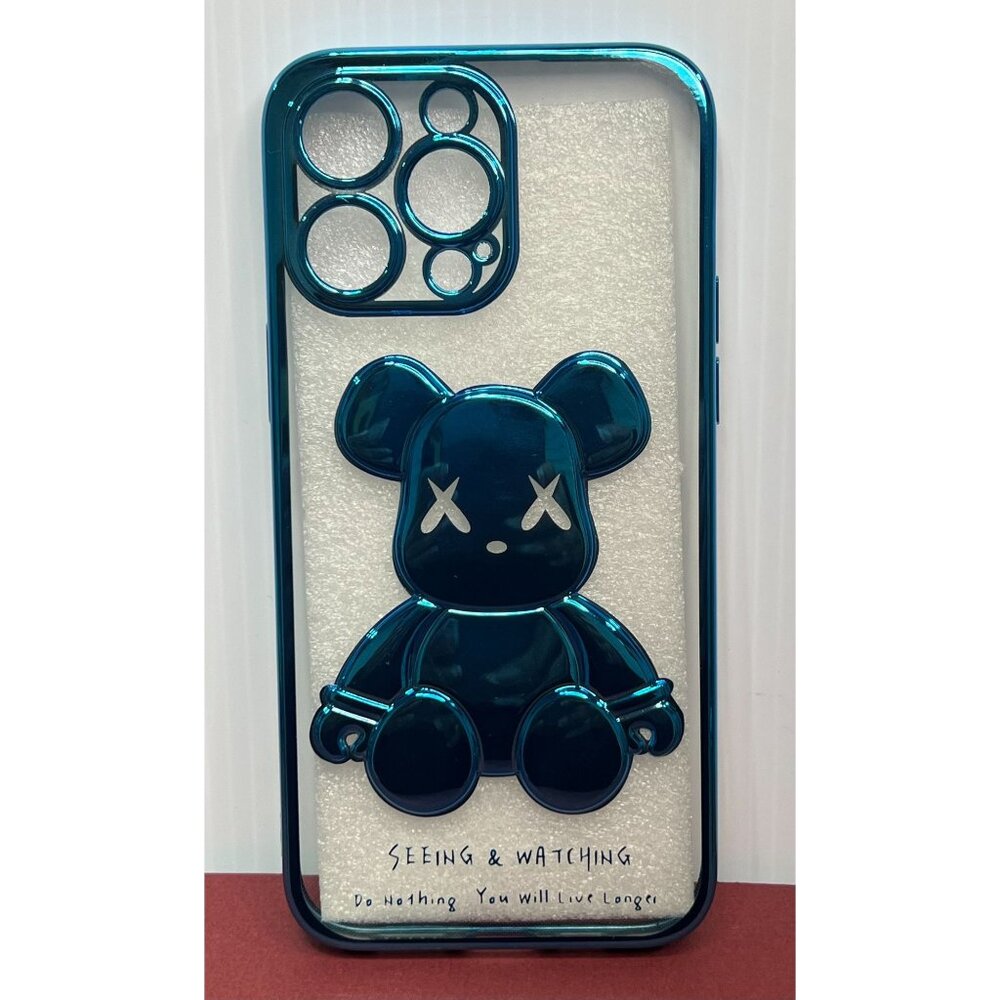 Fashion - Case For Iphone 14 Pro Max - Blue / Clear